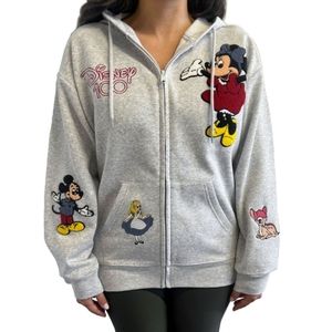Disney | Tops | Sams Club Disney 0 Licensed Ladies Full Zip Up Hoodie Xl  Minnie Mouse Gray | Poshmark